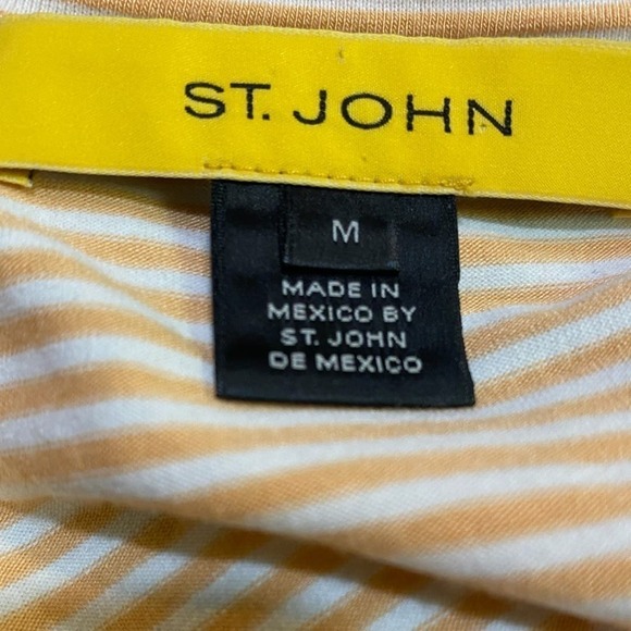 St. John Bateau Neck Striped Tee Size M - Picture 5 of 5